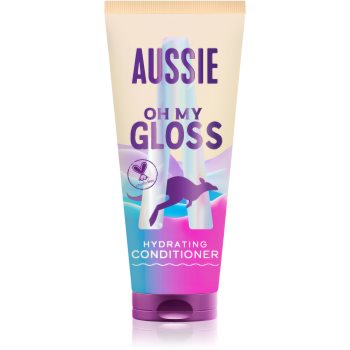 Aussie Oh My Gloss Hydrating Conditioner balsam hidratant cu efect de iluminare - imagine 2
